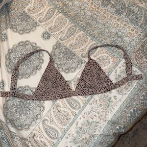 Oneone Swim Cheetah Print Kameron top (kameron style top)